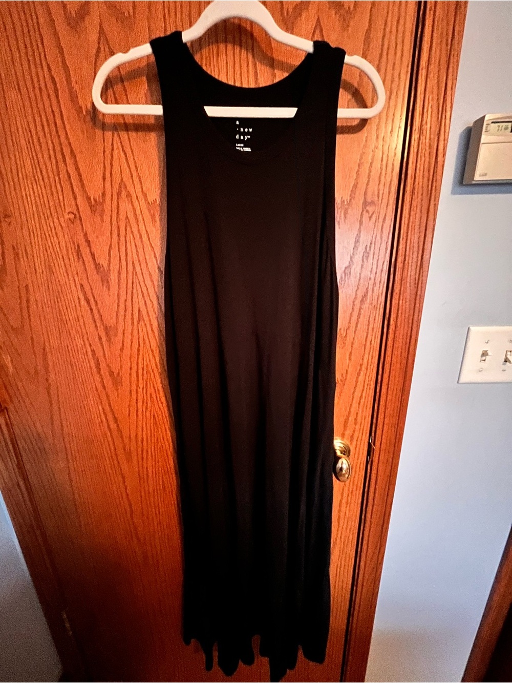 a new day Black Sleeveless Maxi Dress